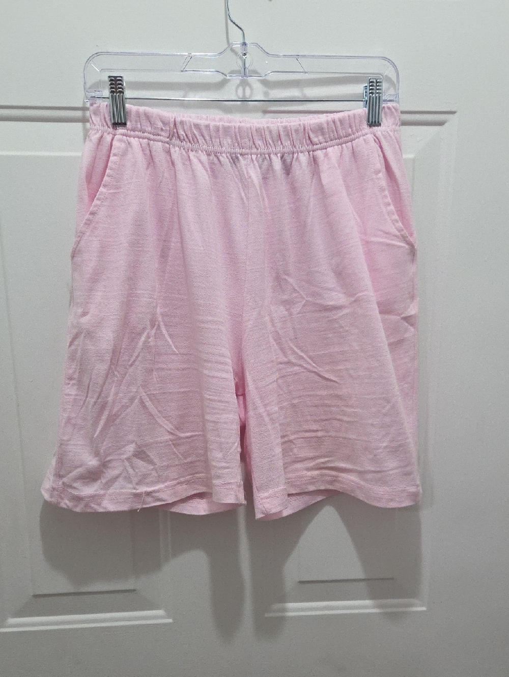 Coutry Store Women's Pink Knit Elastic Waist Shorts XL